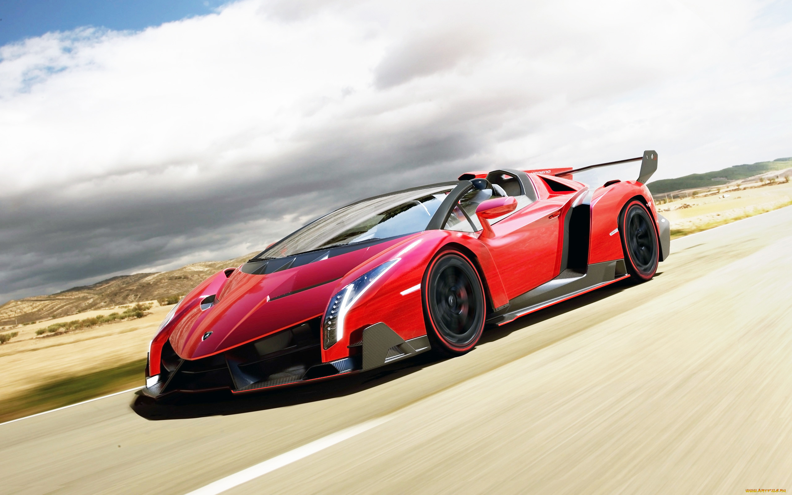 , lamborghini, roadster, veneno, 2014